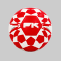 Positive Kick FEARLESS V.1 red affirmation football for teens
